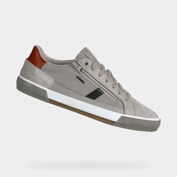 Geox Respira Light Grey Mens Sneakers SS20.6UW62